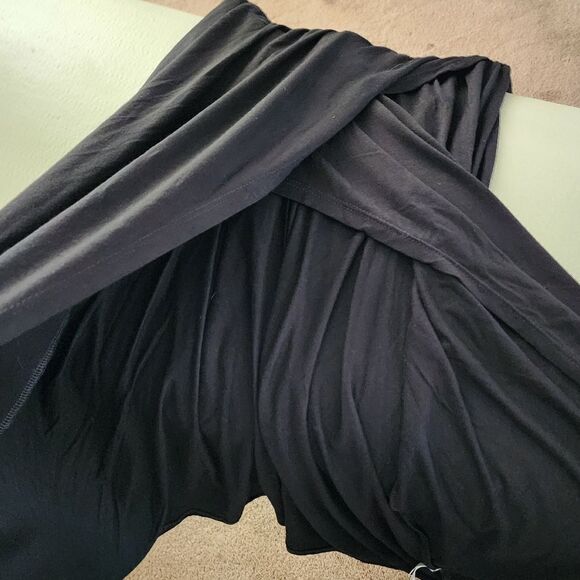 Splendid Black Cold Shoulder Wrap Dress women's Small Style # SD18210RT NWT - Picture 8 of 9